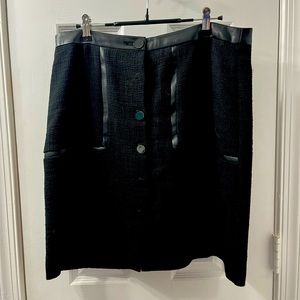 Black Tweed Skirt